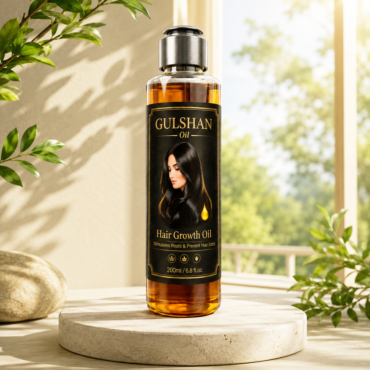 Gulshan Hair Growth Oil – Nourish, Strengthen &amp; Revive Your Hair ✨💚