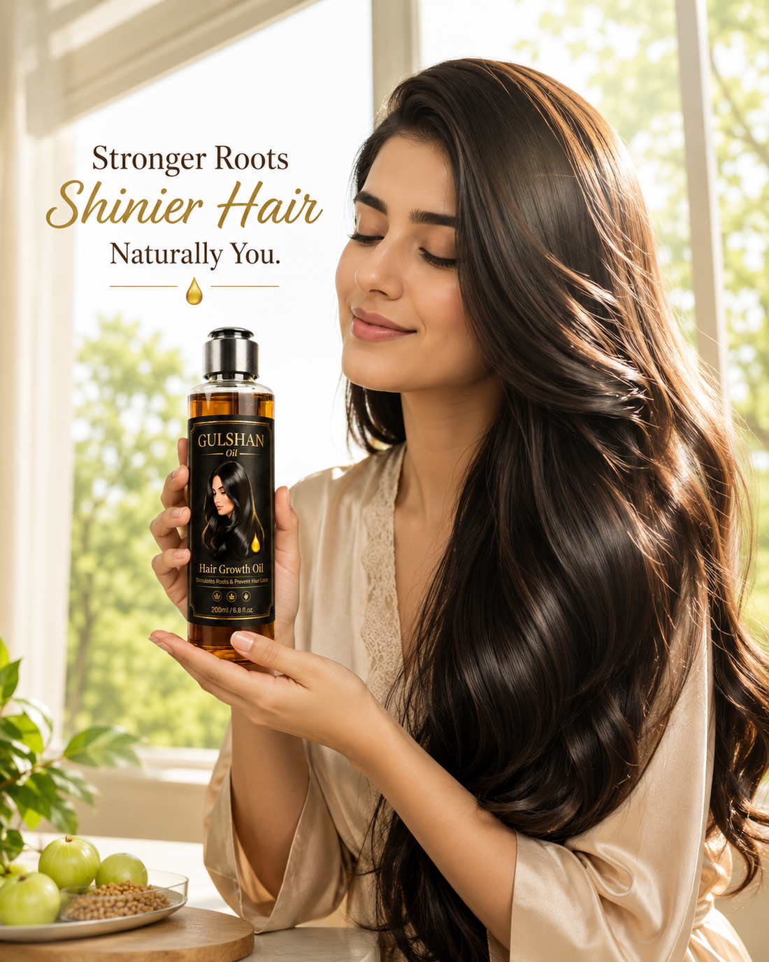 Gulshan Hair Growth Oil – Nourish, Strengthen &amp; Revive Your Hair ✨💚